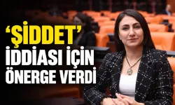 ‘ŞİDDET’ İDDİASI İÇİN ÖNERGE VERDİ