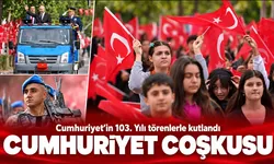 Cumhuriyet’in 103. Yılı törenlerle kutlandı