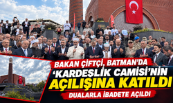 Bakan Çiftçi, ‘Kardeşlik Camisi’nin açılışına katıldı
