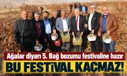 Ağalar diyarı 5. Bağ bozumu festivaline hazır