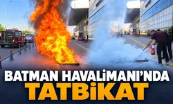 BATMAN HAVALİMANI’NDA TATBİKAT