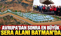 Devasa sera bölgesinin altyapısı için ilk adım atıldı