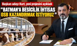 Başkan adayı Kurt, yeni projesini açıkladı