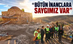 Ezidi toplumunun ziyaretgahında önemli mesajlar verdi