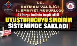 UYUŞTURUCUYU SİNDİRİM SİSTEMİNDE SAKLADI!