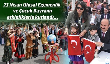 23 NİSAN ULUSAL EGEMENLİK VE ÇOCUK BAYRAMI, ETKİNLİKLERLE KUTLANDI