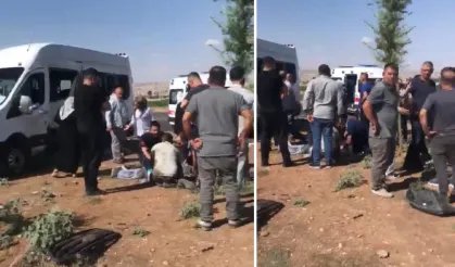 Batman çevre yolunda para nakil aracı ile minibüs çarpıştı: 15 yaralı