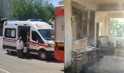 Batman’da ev yangınında 2 kişi dumandan etkilendi
