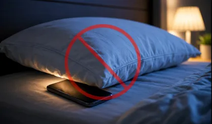 Uyurken telefonunuzu yastığın altına koymayın