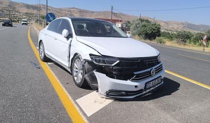 Gercüş çevre yolunda kaza