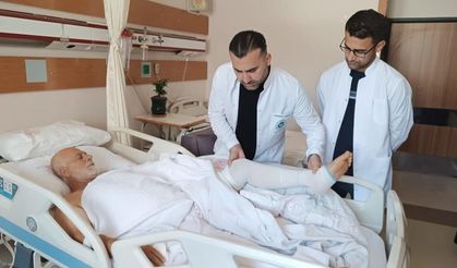 Kayısı ağacından düşen hasta sağlığına kavuştu