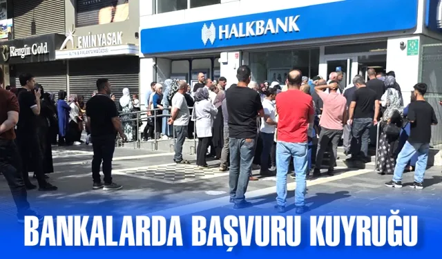 TOKİ konut ve aile kartı başvuruları uzun kuyruklar oluşturdu