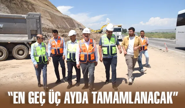 Yapımı yılan hikayesine dönen yolda çalışmalar hızlandı