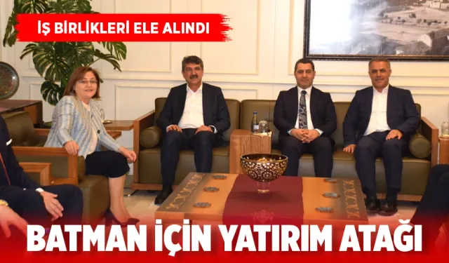 Batman heyeti, Gaziantep’te…