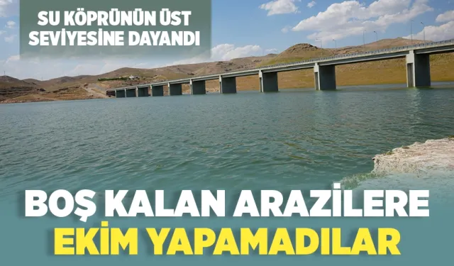 Baraj havzasında su, köprü ayaklarının üst seviyesine yükseldi