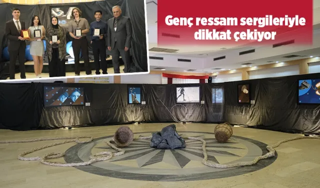 Batmanlı ressam, Yalova’da sanatıyla adından söz ettiriyor