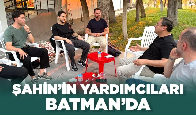 Teknik Direktör Şahin'in yardımcıları Batman'da