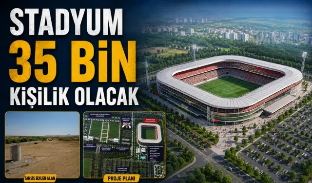 35 Bin kişilik stadyum da Batman Çayı kenarında yapılacak