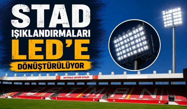 Stadyumda çalışmaların yüzde 90’ı tamamlandı