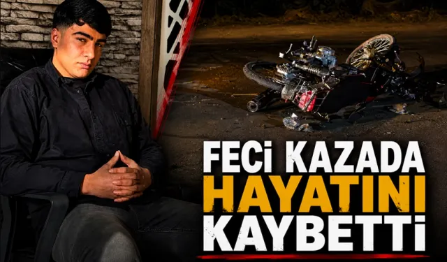 18 Yaşındaki motosiklet sürücüsü hayatını kaybetti