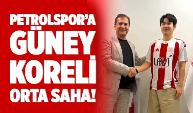 Petrolspor’a Güney Koreli orta saha!
