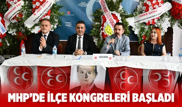 Mhp İlçe Başkanı Çetin, güven tazeledi