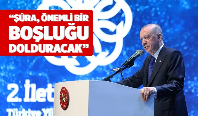 Cumhurbaşkanı Erdoğan, ‘iletişim şûrası’nda konuştu