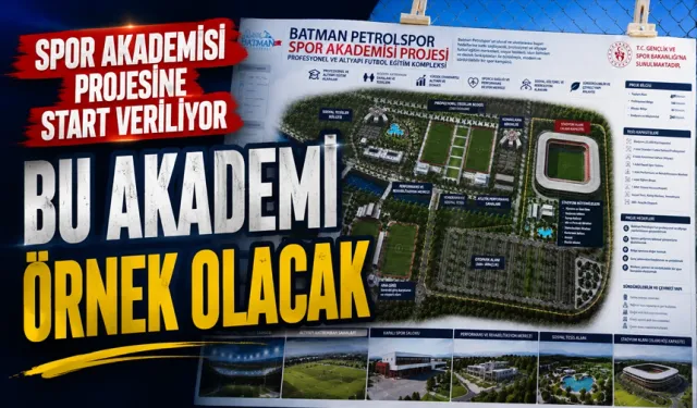 Spor Akademisi projesine start veriliyor