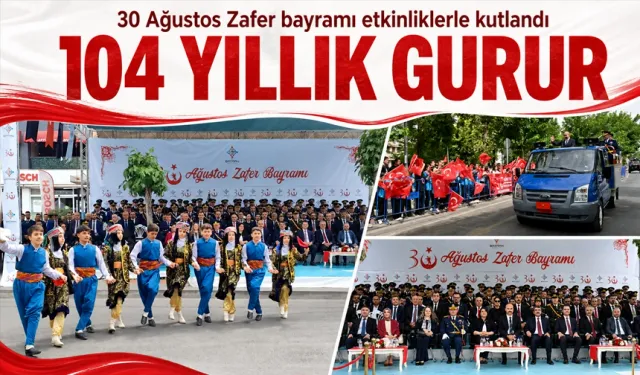 30 Ağustos Zafer bayramı etkinliklerle kutlandı