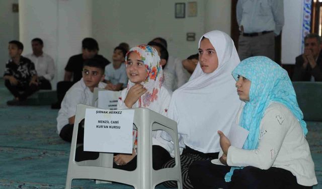 Yaz Kur'an Kurslarında final coşkusu: Şampiyonlara mükafatları verildi