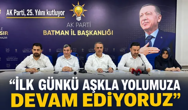 AK Parti, 25. Yılını kutluyor