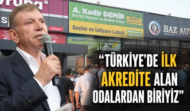 BATSO’da yeniden aday olan Demir, seçim ve istişare lokalini açtı
