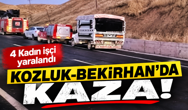 KOZLUK-BEKİRHAN’DA KAZA!