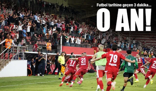 Futbol tarihine geçen 3 dakika…