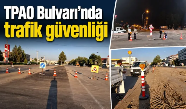 TPAO Bulvarı’nda trafik güvenliği