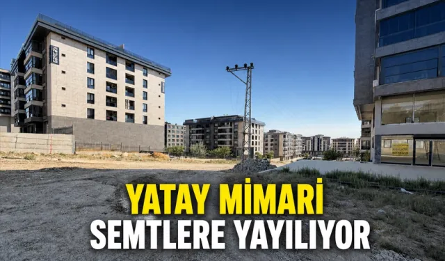 Yatay mimari modeli kentin kuzeydoğu bölgesine de yayıldı