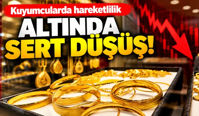 ALTINDA SERT DÜŞÜŞ!