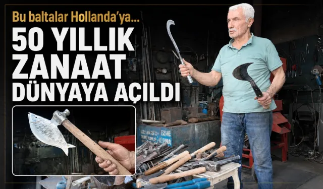 50 YILLIK ZANAAT DÜNYAYA AÇILDI