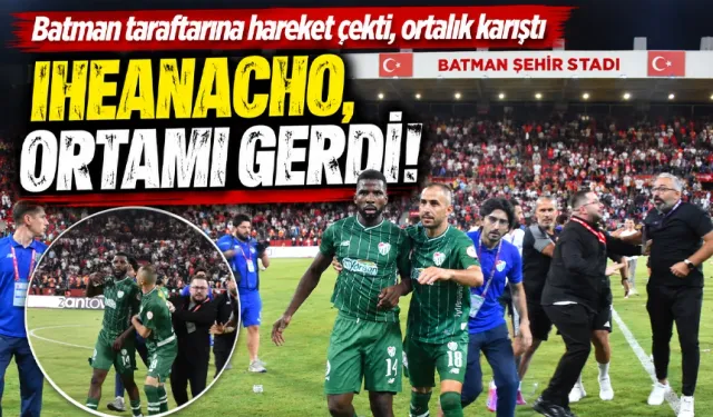 Batman taraftarına hareket çekti, ortalık karıştı