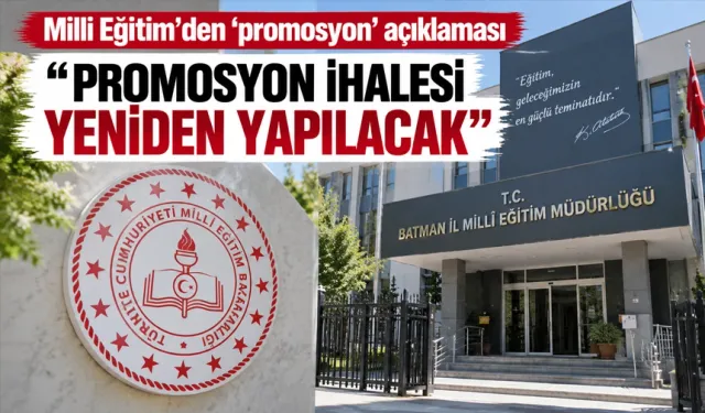 Milli Eğitim’den ‘promosyon’ açıklaması
