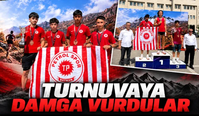 Petrolspor atletizm takımından 4 kupa, 2 madalya…