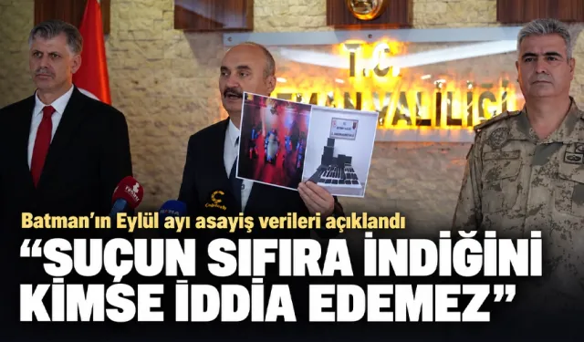 Batman’ın asayiş verileri açıklandı
