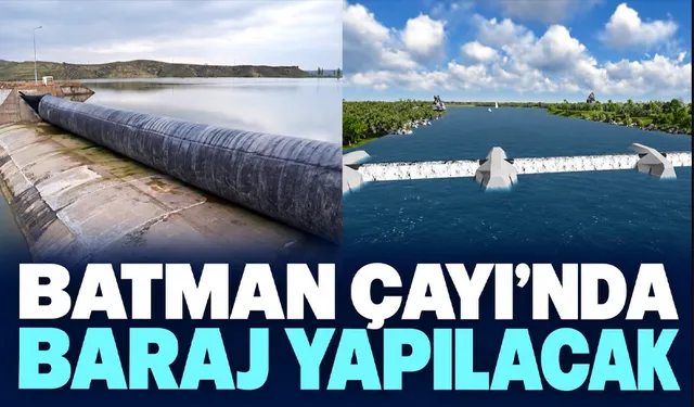 Çay üzerinde şişirilebilir lastik baraj sistemi yapılacak