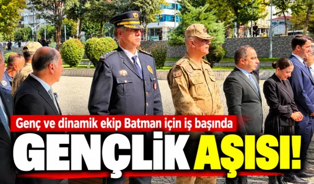 Genç ve dinamik ekip Batman için iş başında