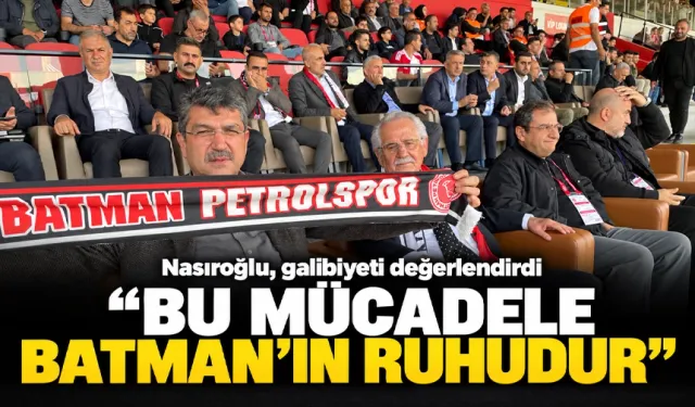 Nasıroğlu, galibiyeti değerlendirdi