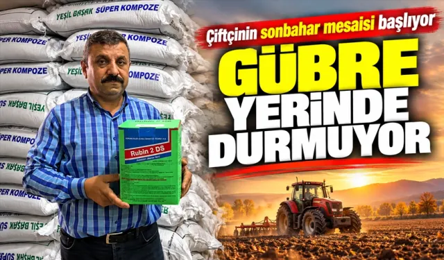 Çiftçinin sonbahar mesaisi başlıyor