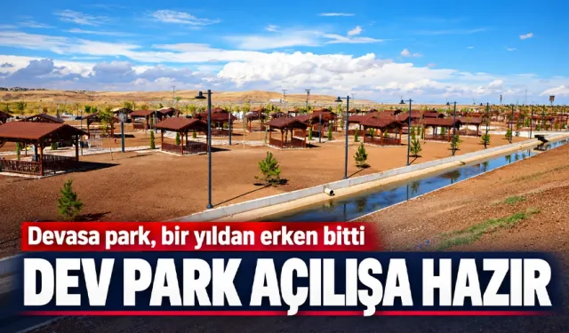 Devasa park, bir yıldan erken bitti