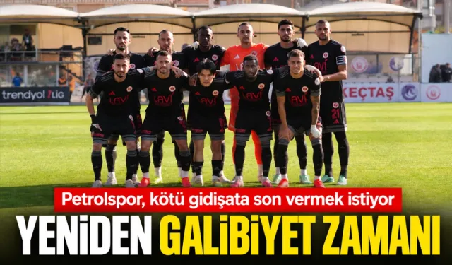 Petrolspor, kötü gidişata son vermek istiyor