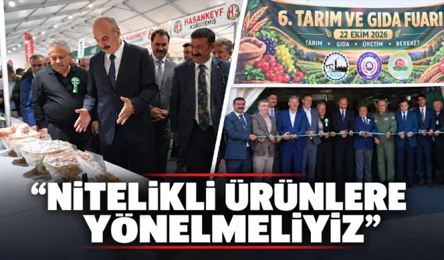 Batman’da tarım ve gıda fuarı açıldı