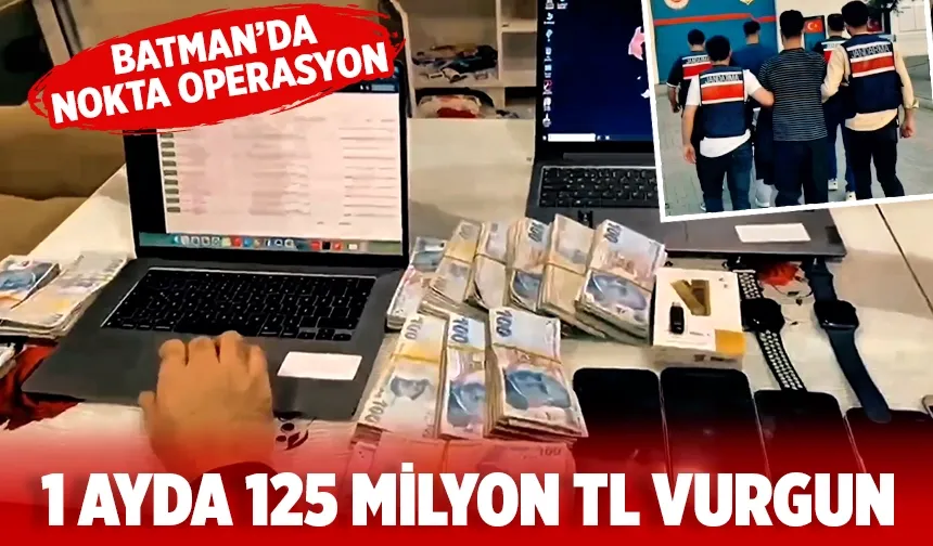 BATMAN’DA ‘IBAN’ ŞEBEKESİ ÇÖKERTİLDİ